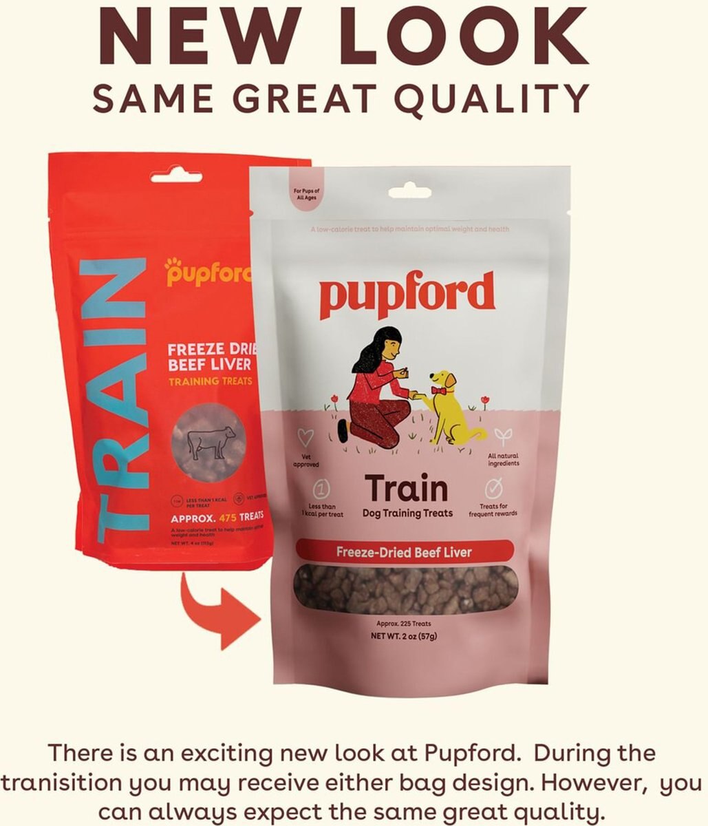 Pupford Beef Liver Training Freeze-Dried Dog Treats