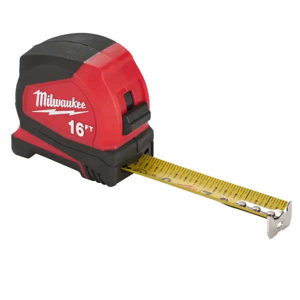 Milwaukee 48-22-6616 16' Nylon Bond Blade Protection Compact Tape Measure