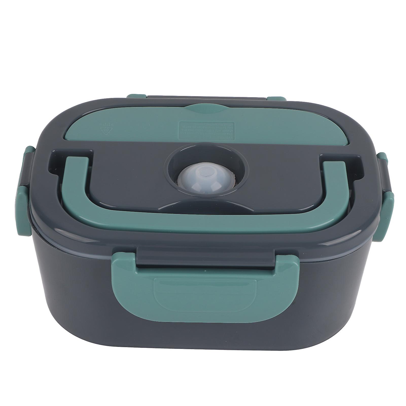 1.5l Car Electric Lunch Box Food Warmer Heating Thermal Lunch Container With Spoon Fork Us 110v 12v 24v