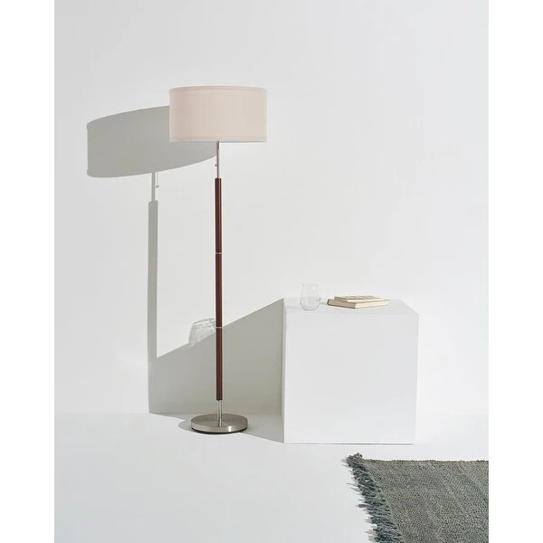 Brightech Carter LED Floor Lamp - Havana Brown.