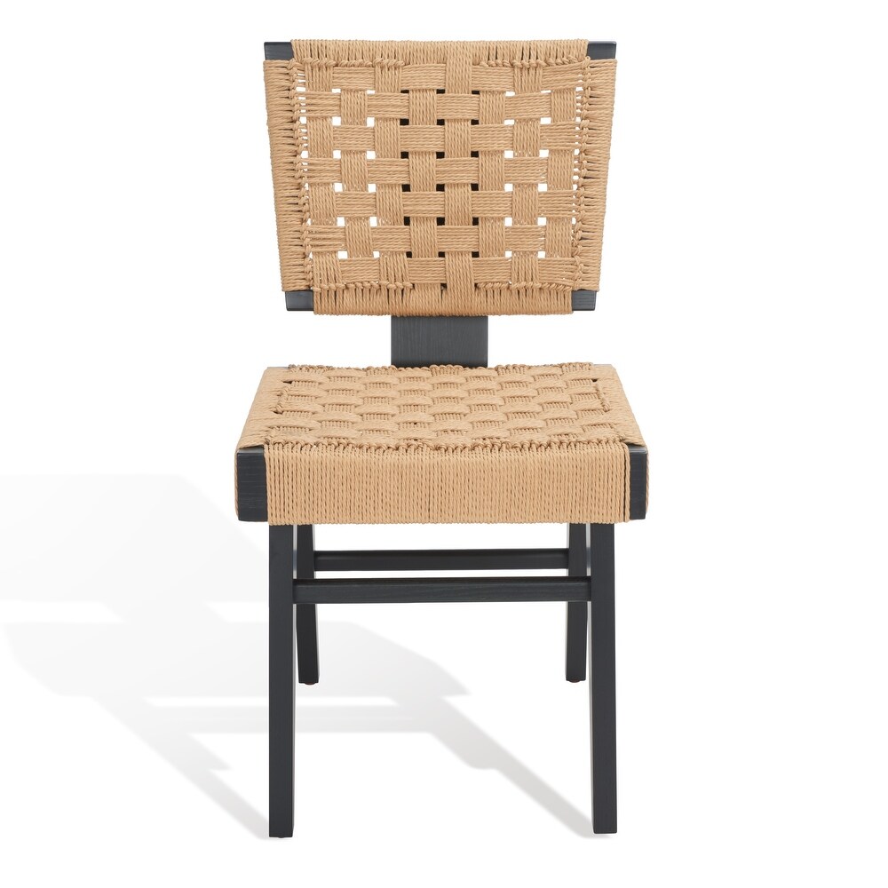 SAFAVIEH Couture Susanne Woven Dining Chair (Set of 2)   19 in. W x 24 in. D x 35 in. H