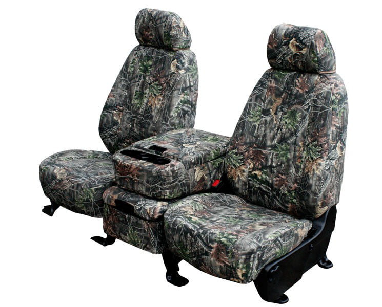 2003-2004 Jeep Wrangler Front Row Buckets Hunter Camouflage Insert and Trim Camouflage Custom Seat Cover