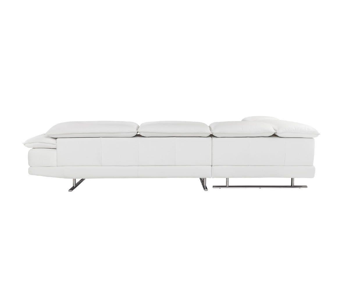 Mauro Leather Left Sectional