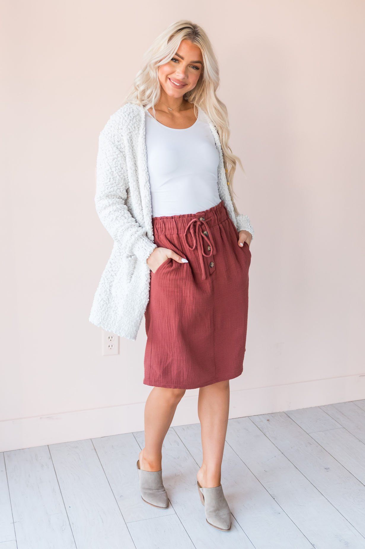 Autumn Glow Modest Skirt