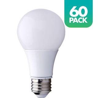 Simply Conserve 60-Watt Equivalent A19 Dimmable LED Light Bulb Contractor Pack 2700K Soft White 60-pack L09A1927KENC60