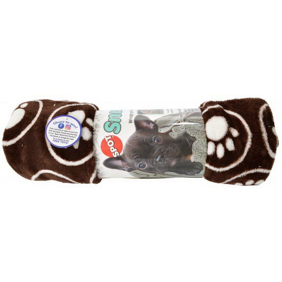 Spot Snuggler Brown Pet Blanket  40 x 60  50060