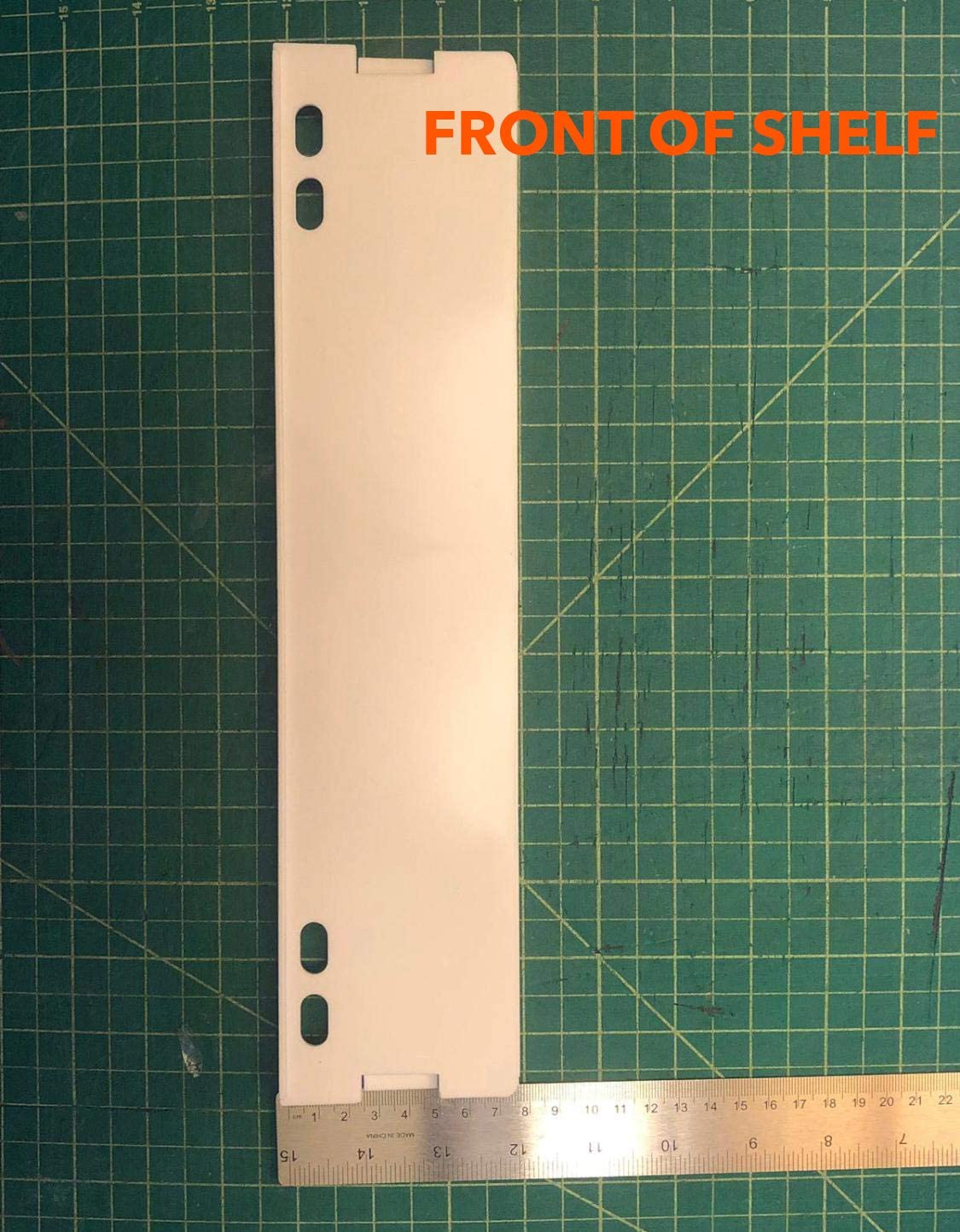 White Plastic Medicine Cabinet Shelf Replacement (1PIECE) - PLEASE CHECK PICTURES FOR DIMENSIONS