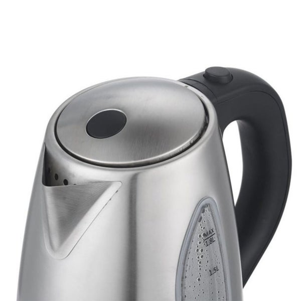 1.8L Stainless Steel Electric Hot Water Kettle Tea Pot， Silver