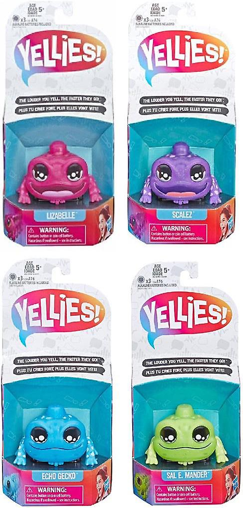 2-Pack Yellies! Lizard Lizard Pets That React to Your Voice