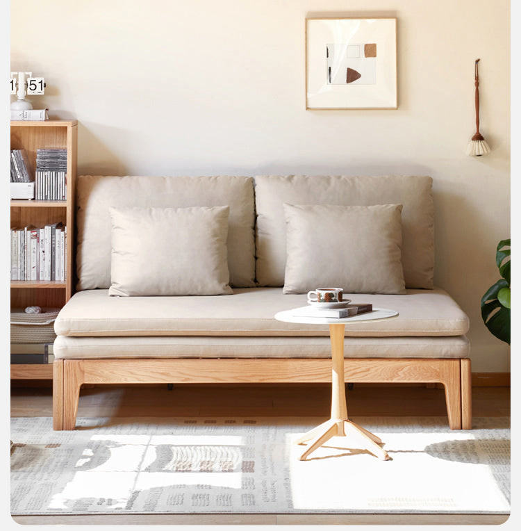 North American oak Solid Wood Sofa Bed   Transitional   Sleeper Sofas   by GVAwood  Houzz