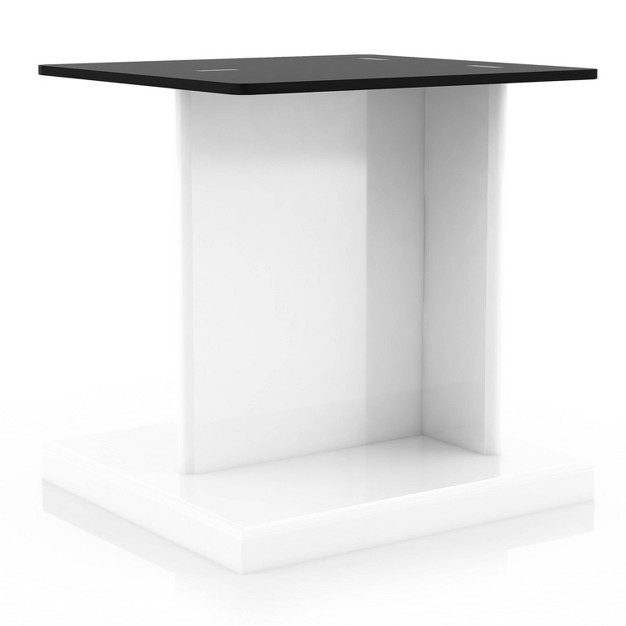 Montreaux Tempered Glass Top End Table Mibasics