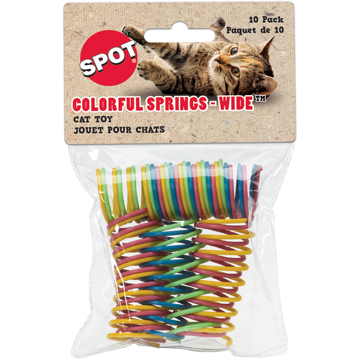 Ethical Pet Colorful Springs Wide Cat Toy