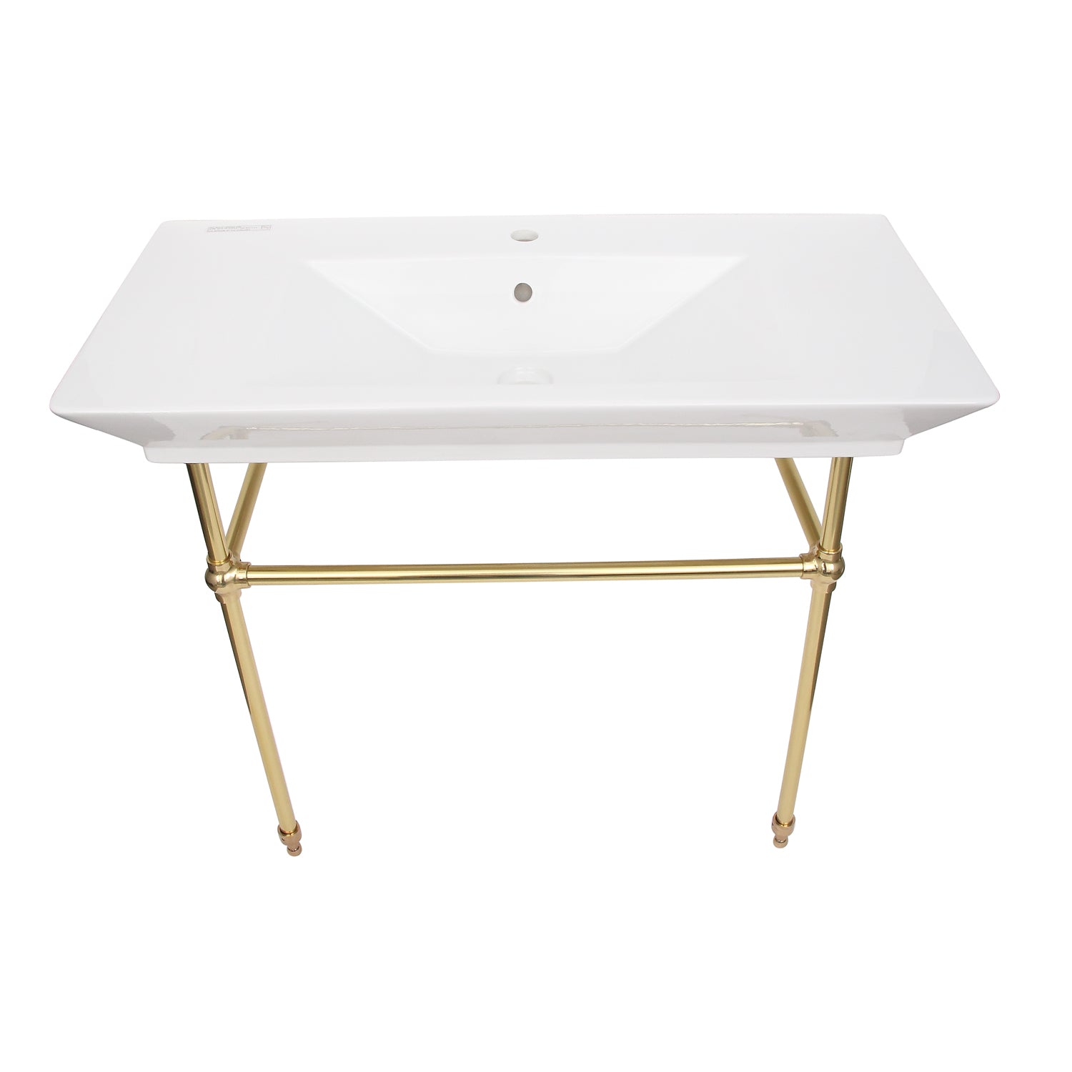 Opulence Large Console with Brass Stand for 