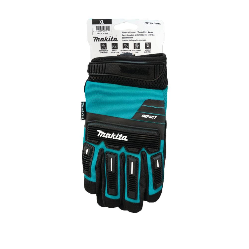 Makita Advanced Impact Demolition Gloves XL T-04260 from Makita