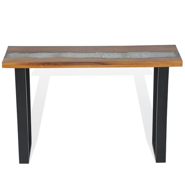 vidaXL Console Table Teak 39.4