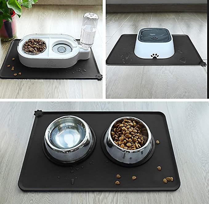 Dog Cat Food Mat， 18.5