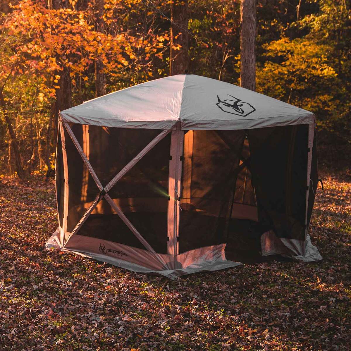 Gazelle G6 6sided Portable Gazebo  Desert Sand