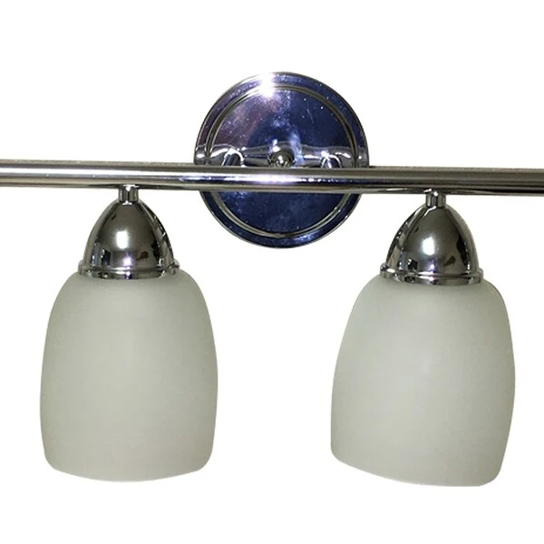 Batholomew 4-Light Dimmable Chrome Finish Vanity Light