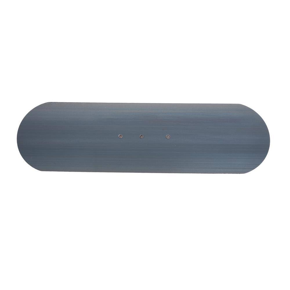 MARSHALLTOWN 16 in. x 4 in. Fully Rounded Exposed Rivet Blue Steel Trowel - Wood Handle SP164BR3