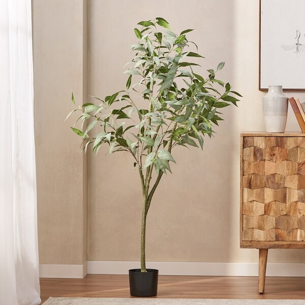 TOBILI Artificial Eucalyptus Leaves Bonsal