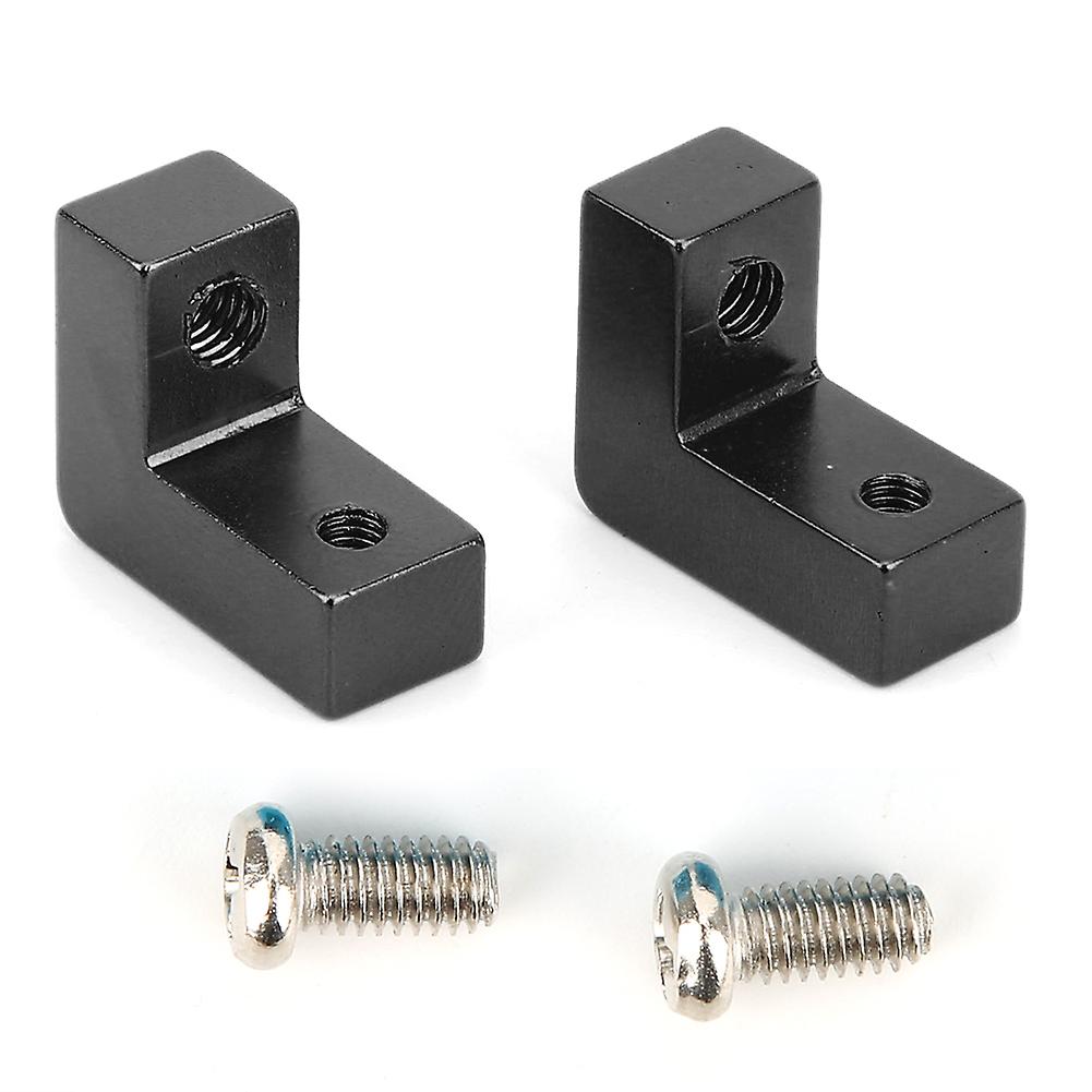 2pcs Servo Plate Aluminum Alloy Servo Mount Fit For Rgt 136100 1/10 Rc Carblack 680023bl