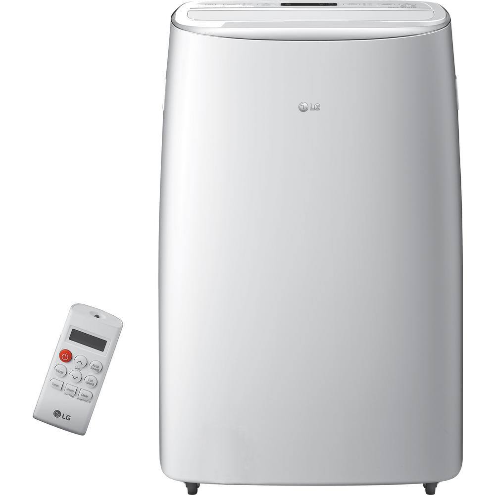 LG 14000 BTU (10000 BTU DOE) Portable Air Conditioner Dual Inverter Quiet Energy Eff Wi-Fi with LCD Remote in White LP1419IVSM