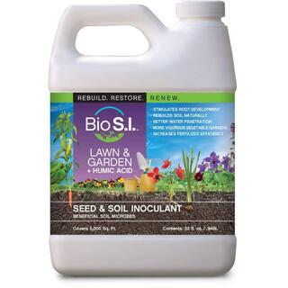 Bio SI Lawn and Garden Plus Humic Acid 32 fl. oz. Organic Seed and Soil Innoculant 201w