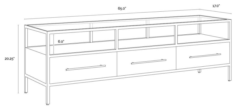 Venice Media Console And Cabinet   Contemporary   Entertainment Centers And Tv Stands   by Sunpan Modern Home  Houzz