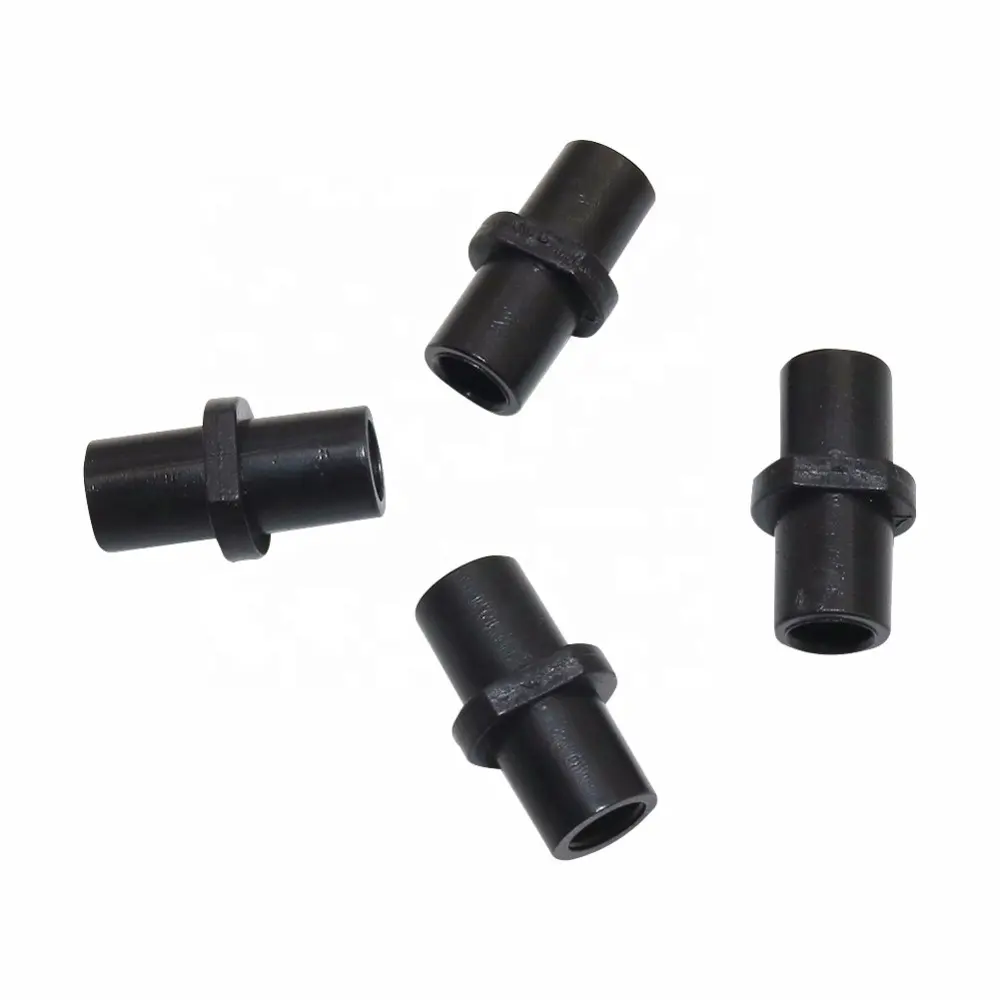 6mm Plastic Garden Water Straight Connectors 6mm Interface Nozzles Black Connection Accessories Garden Irrigation Supplies