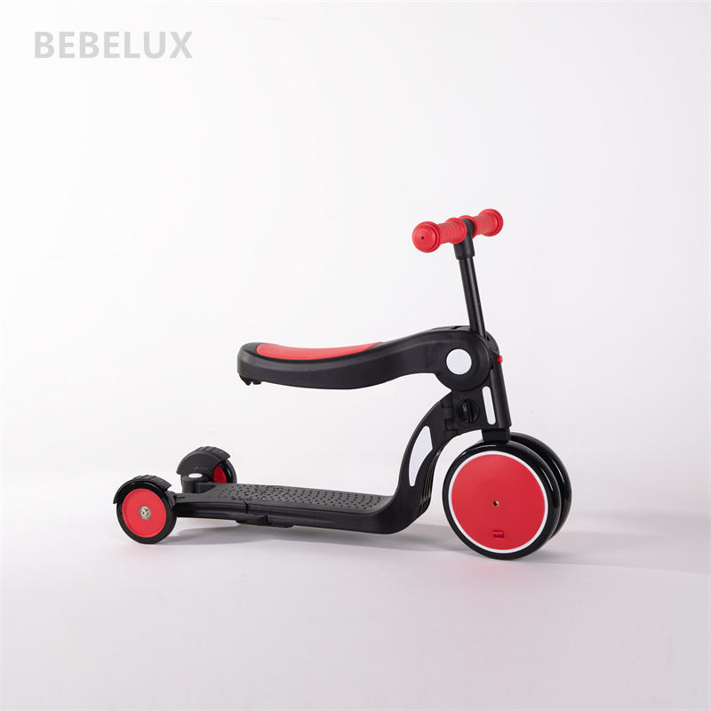 BEBELUX Factory Wholesale Good Quality Price Kids Kick Scooters Multifunctional 5 in 1 Toys Bike Kids' Scooter for boy and girl