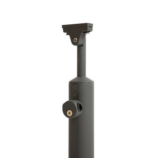 Dolle PA2ab 42 in. x 1-12 in Anthracite side mount post 86019