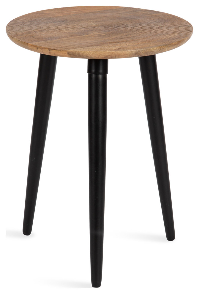 Rumsen Round Side Table   Midcentury   Side Tables And End Tables   by Uniek Inc.  Houzz