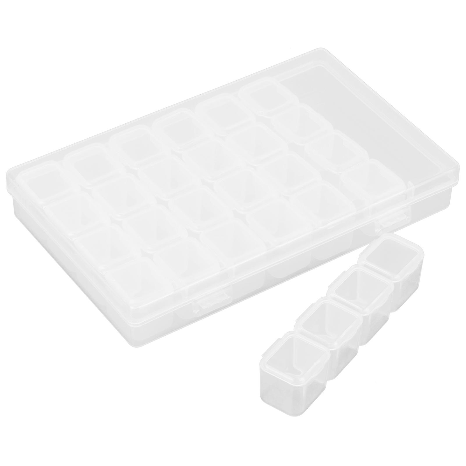 28 Grid Diamonds Painting Accessories Beads Organizer Diy Diamonds Painting Bead Storage Box