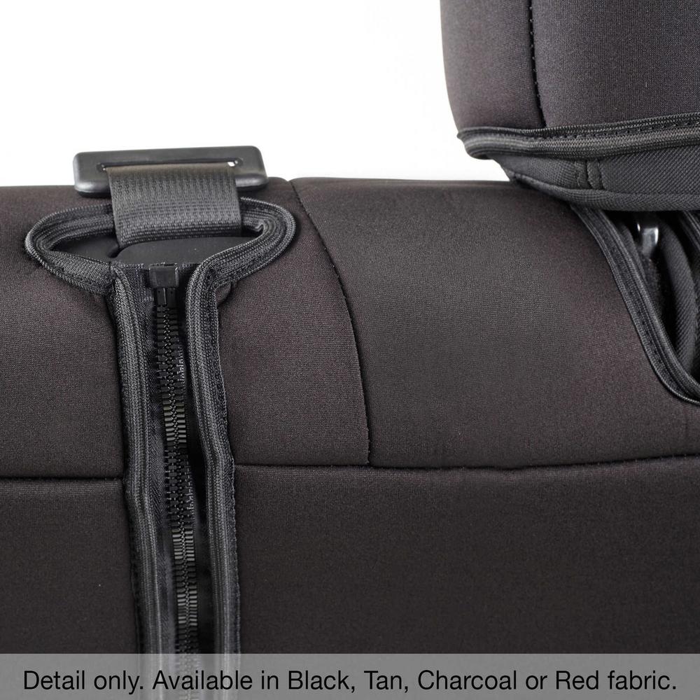 Smittybilt Neoprene Front and Rear Seat Cover Kit (Black/Gray) - 471622 2007 Toyota Camry