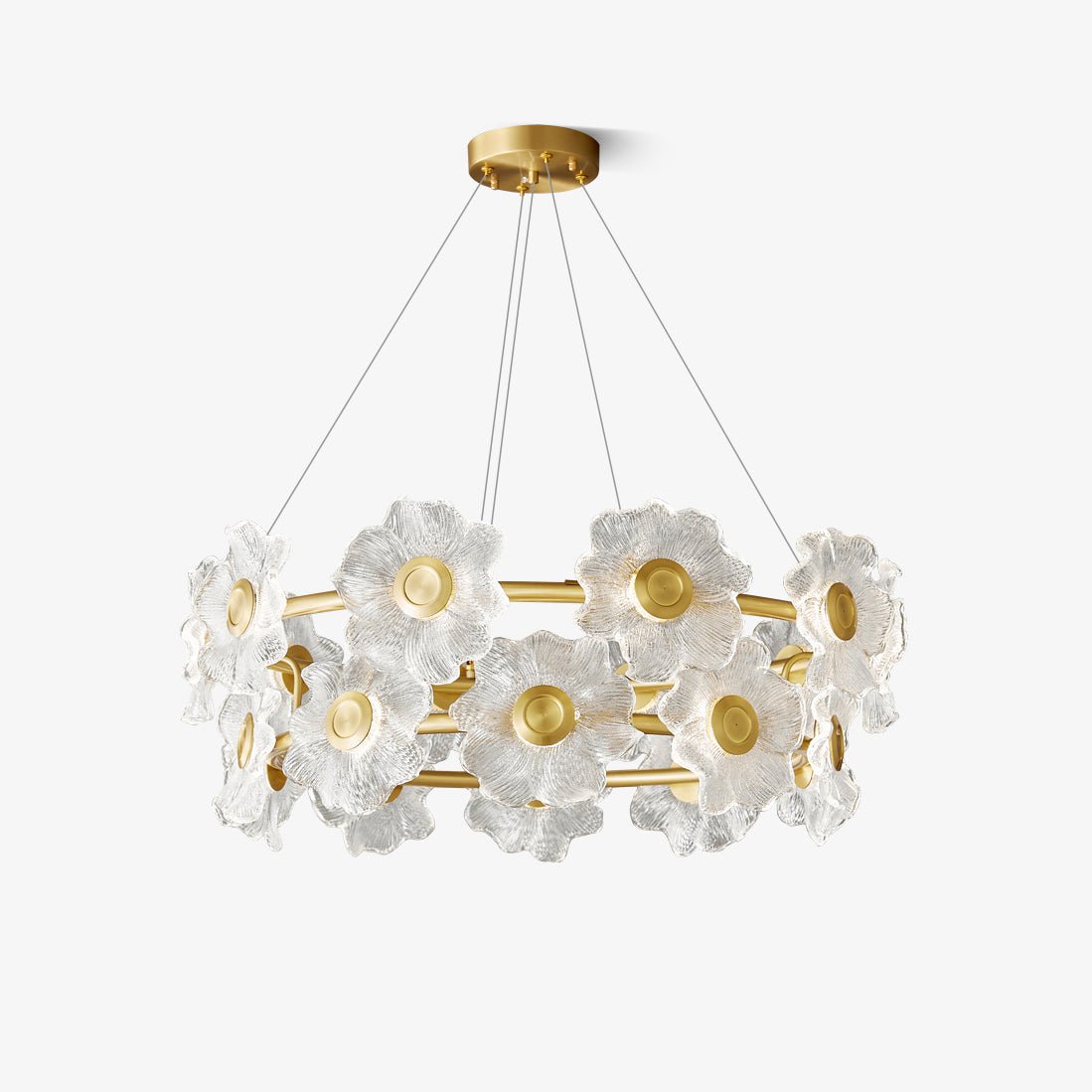 Flora Glass Chandelier