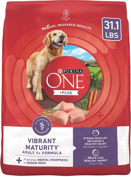 Purina ONE +Plus Senior Vibrant Maturity Adult 7+ Formula Dry Dog Food