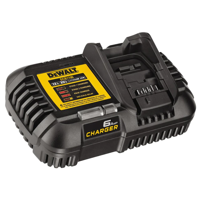 DEWALT DCB1106 12-Volt and 20-Volt Power Tool Battery Charger