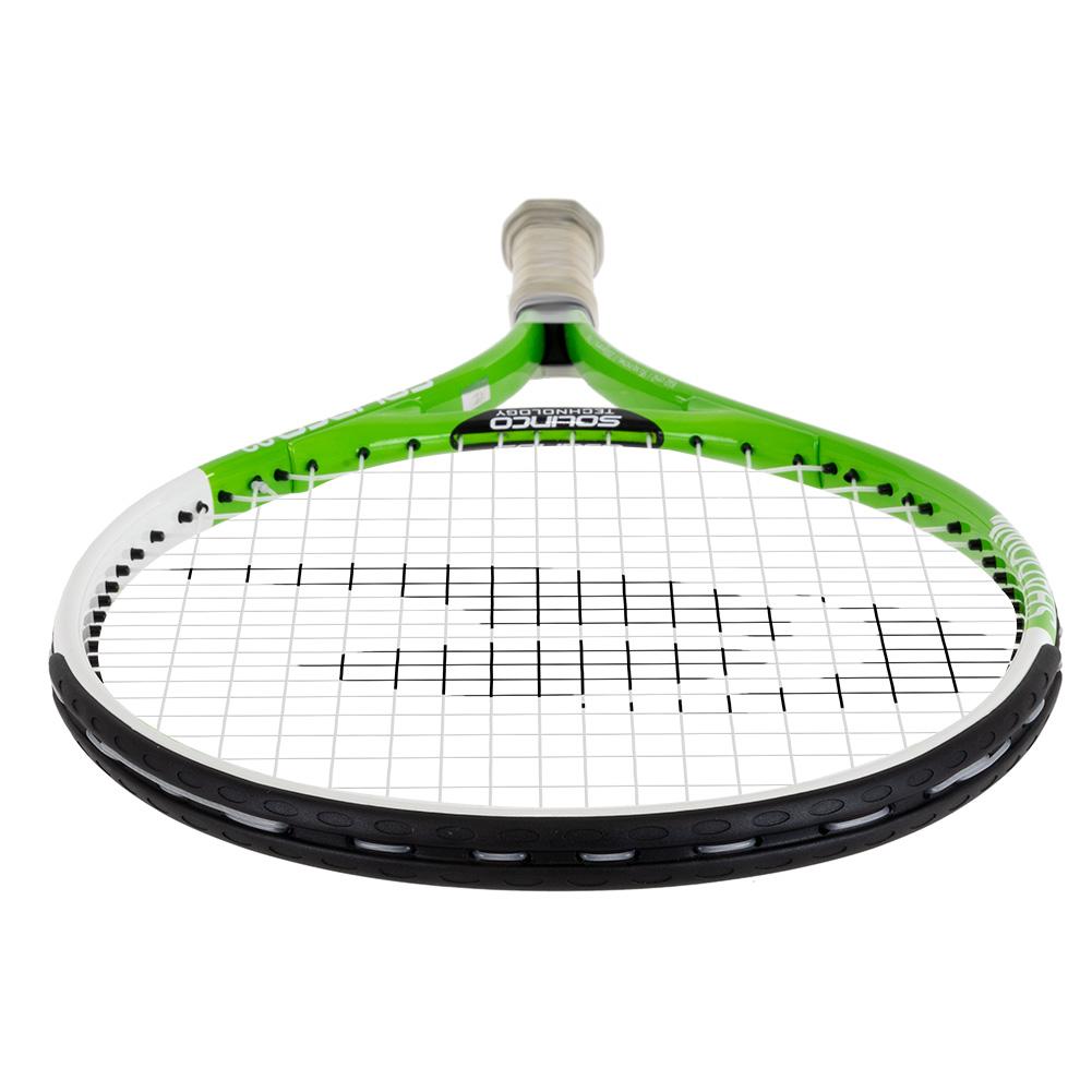 SHADOW 23 Inch Aluminum Junior Racquet White and Green