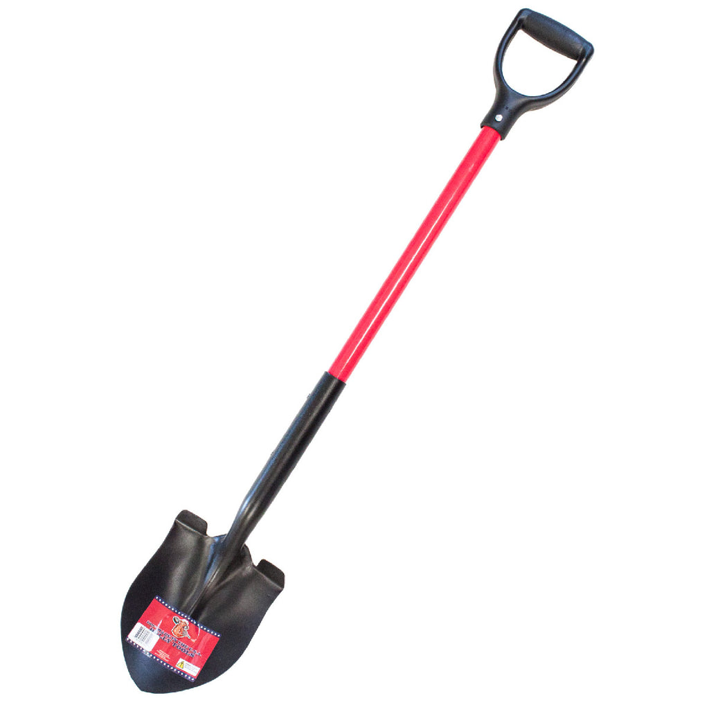 Bully Tools 14-Ga. Floral Spade w/Fiberglass Handle and D Grip