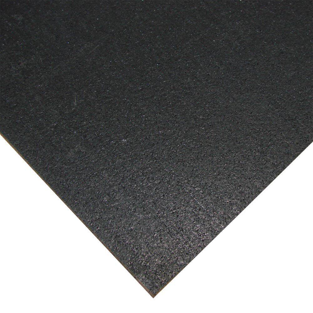 Rubber-Cal Elephant Bark Black 38 in. T x 48 in. W x 144 in. L Rubber Flooring (48 sq. ft.) 03_102_WAB_12