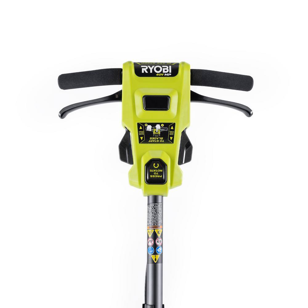 RYOBI 40V HP Brushless 9 in. Cordless Edger with 4.0 Ah Battery and Charger RY40760