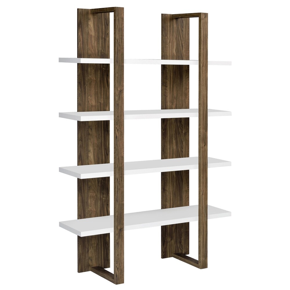 4 shelf Wood Bookcase