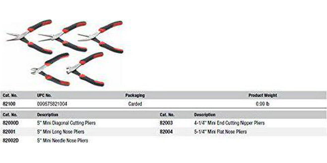 5Pc Mini Plier Set