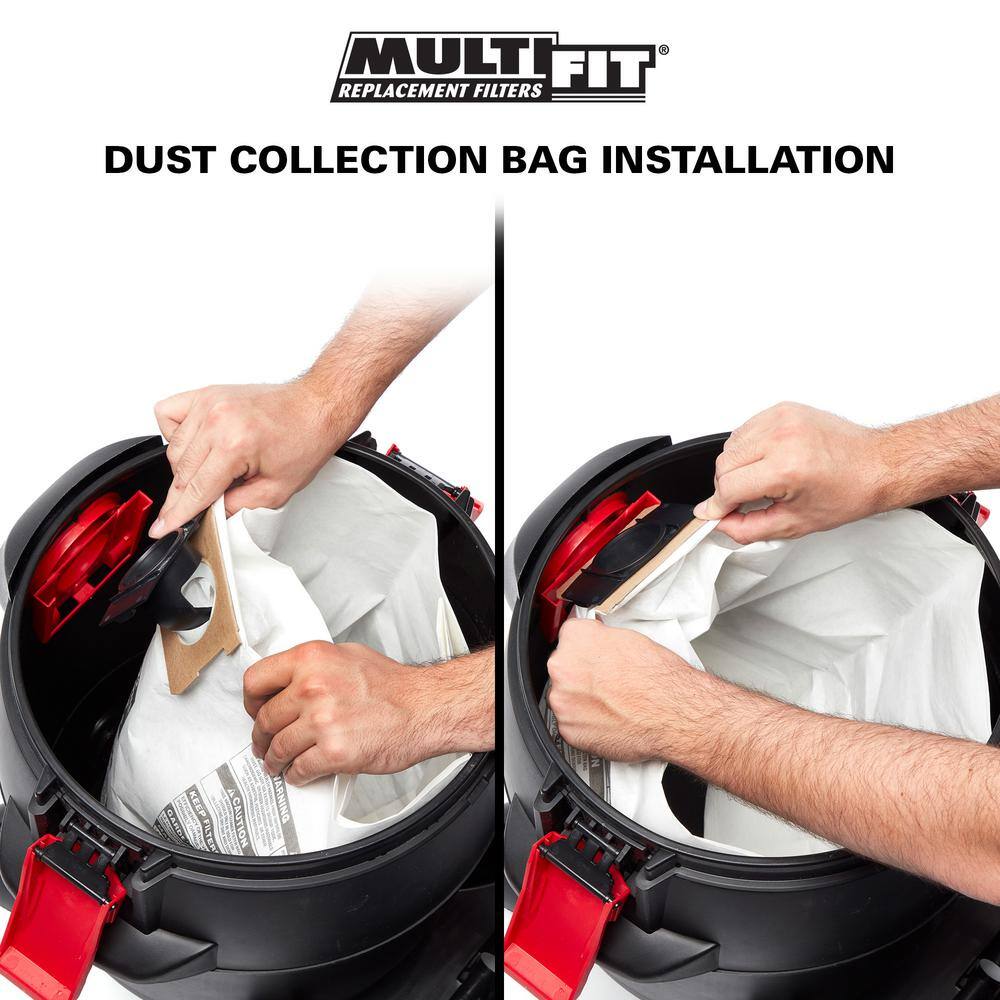 MULTI FIT 15 Gallon to 22 Gallon Dust Collection Bags for Shop-Vac Branded WetDry Shop Vacuums (3-Pack) VF2008