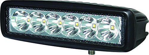 HELLA 357203031 Value Fit Mini Light Bar (6 LED， Flood beam， Flush mount)