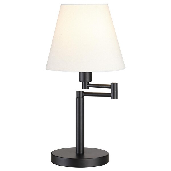 Coaster Furniture Colombe Matte Black Metal Rotatable Frame Table Lamp - 10.00W x 10.00D X 19.50H