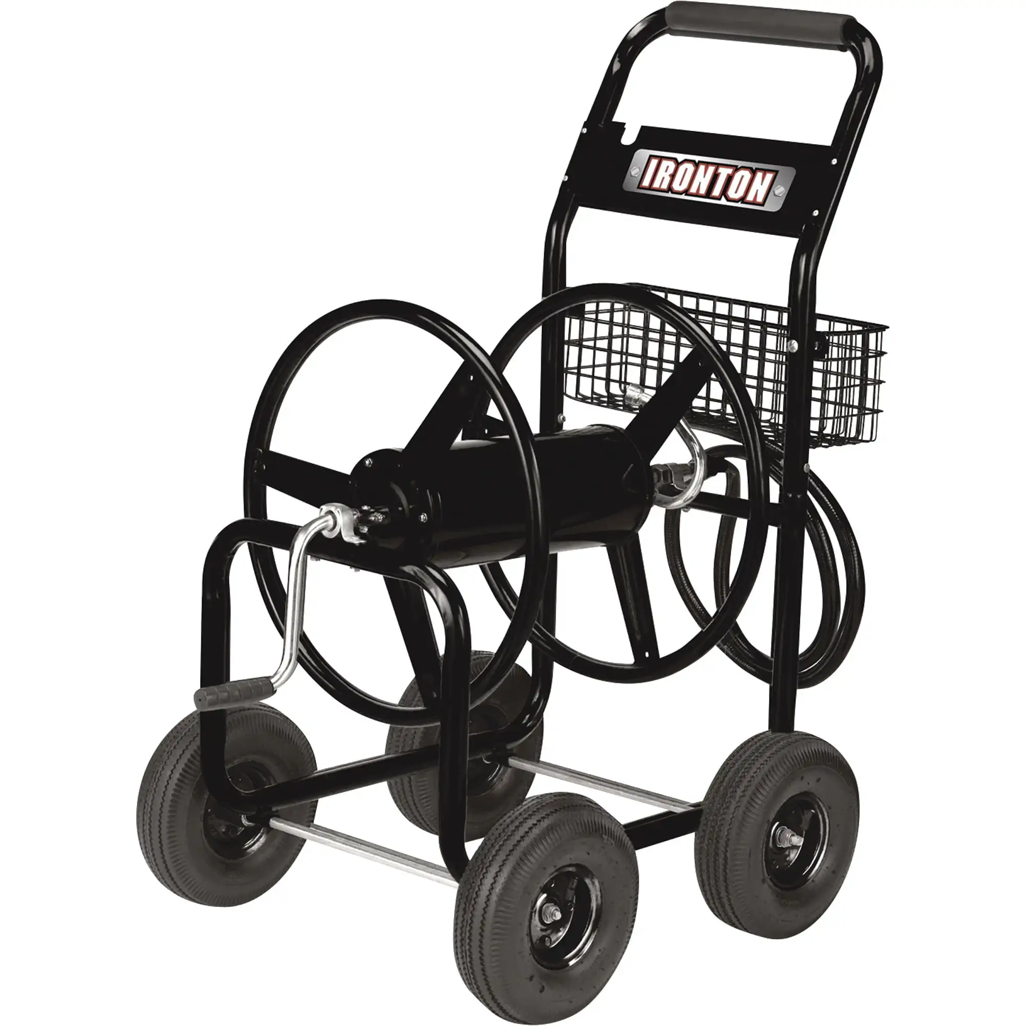 Ironton Garden Hose Reel Cart - Holds  5/8in. x 300ft. Hose