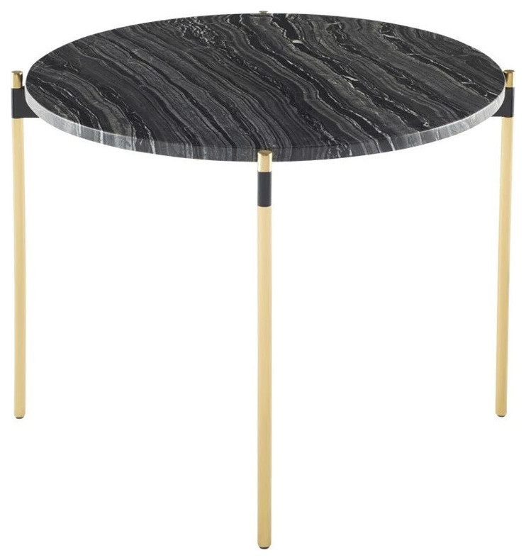 Tyson Black Wood Side Table   Midcentury   Side Tables And End Tables   by Virgil Stanis Design  Houzz