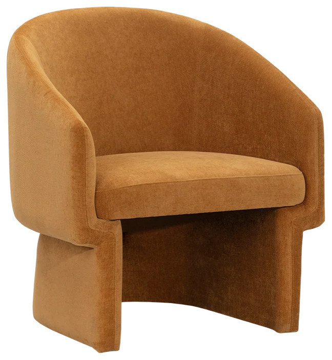 Wilkinson Lounge Chair Danny Amber   Midcentury   Armchairs And Accent Chairs   by Rustic Home Furniture Deco  Houzz