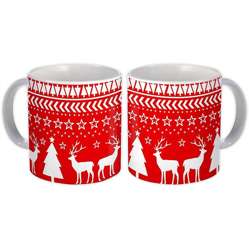 Gift Mug: Reindeer Scandinavian